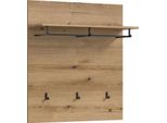 Scout Kapstok 3 Haken 1 Kledingstang 1 Plank Eik Decor.
