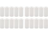20 Rotoli Di Carta Termica Per Stampanti Professional 57X25 Mm Bianca Mini Print Per Accessori
