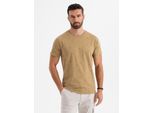 Ombre Clothing Maglietta Da Uomo A Maniche Corte Economou Oliva Xl