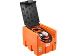 Succebuy Serbatoio Diesel Portatile, Portata 10,6 Gpm, Capacità 48 Galloni, Pompa Elettrica 12 V, Tubo Flessibile Da 13,1 Piedi, Ugello Automatico, Comodo Per Il Trasporto Di Carburante, Arancione