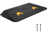 Rampa Di Soglia In Gomma Succebuy, Alzata Di 7,6 Cm, 1 Canale, Antiscivolo, Portata 14,9 Kg, Per Sedie A Rotelle E Scooter