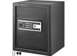 Succebuy-Safe, Cassaforte Per Contanti Da 1,7 Piedi Cubi Con Serratura A Impronta Digitale E Tastiera Digitale, Cassaforte A Prova Di Fuoco Per La Casa Con Ripiano Rimovibile, Cassaforte Di Sicurezza A Muro Per Contanti, Orologi