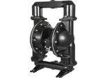 Succebuy Pompa A Doppia Membrana Ad Aria Compressa, Ingresso E Uscita Da 2 Pollici, 75 Gpm, Max 120 Psi, Corpo In Lega Di Alluminio, Pompa Di Trasferimento A Membrana In Nitrile Per Petrolio, Diesel, Olio, Fluidi A Bassa Viscosità