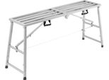 Piattaforma Di Lavoro Succebuy, Regolabile In Altezza Con 4 Marce, Scaletta Pieghevole In Acciaio Legato, Ponteggio Portatile, Portata 363 Kg, Piedini In Gomma Antiscivolo
