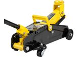 Succebuy Martinetto Da 2 Tonnellate Con Profilo Basso, Robusto Martinetto Idraulico In Ferro, Pompa Di Sollevamento Rapido, Campo Di Sollevamento 12,4 - 33,3 Cm, Giallo