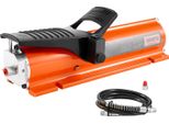 Succebuy Pompa Idraulica Pneumatica Da 10.000 Psi, Serbatoio Da 0,18 Galloni, Alloggiamento In Metallo, Pompa A Pedale Ad Aria Compressa Con Pedale, Uscita Olio Npt Da 3/8 Di Pollice, Per Macchinari Di Precisione E Applicazioni Aerospaziali