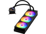 Succebuy Dissipatore A Liquido Aio Per Cpu Con Luce Argb E 3 Ventole Pwm Da 120 Mm