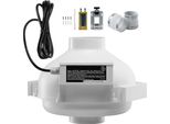 Succebuy Kit Di Installazione Della Ventola Per Radon Da 4 A 3,5 Pollici - Kit Di Sistema Di Ventole Per La Mitigazione Del Radon Silenziose Da 260 Cfm Con 2 Frizioni E Indicatore Di Pressione