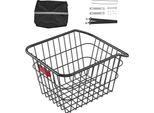 Succebuy Cestino Posteriore Per Bicicletta Con Copertura Per Portapacchi 375X290X250Mm