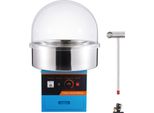 Succebuy 1000W Macchina Per Zucchero Filato Commerciale, Macchina Per Zucchero Filato Con Coperchio, Blu