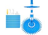 Succebuy Pulitore Per Piscine Con Funzione Di Aspirazione E 12 Tubi - Aspirapolvere Per Piscine Interrate/Seminterrate