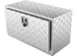 Succebuy Cassetta Sottoscocca Per Camion, 76,2 X 35,6 X 40,6 Cm, Robusta Cassetta Porta Attrezzi In Alluminio, Cassetta Impermeabile Per Rimorchi Con Serratura, Chiusura Con Maniglia A T Per Camion, Furgoni, Rimorchi