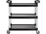 Succebuy Carrello Multiuso A 3 Livelli, Carrello Di Servizio E Portautensili, 106X49X98Cm