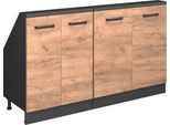 Vicco Set Di Mobili Sottotetto Rion, Set Di 2, Quercia Dorata/Antracite/Antracite