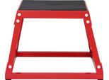 Succebuy Box Per Salti Pliometrici, 12 Pollici, Piattaforma In Acciaio Per L'allenamento In Palestra, Antiscivolo, Rosso, Per L'allenamento Della Forza