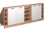 Vicco Set Di Mobili Sottotetto Rion, Set Di 5, Casa Di Campagna Bianca/Quercia Dorata/Quercia Dorata