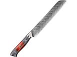 Coltello Da Cucina Damasco YA-37553 - Pane/Rosso/Grigio KP37553
