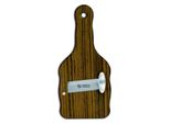 Ambrogio Sanelli - Taglia Tartufi In Legno Di Ovangkol - Lama Liscia Da 5,5 Cm, Regolabile Da 0,2 A 3 Mm