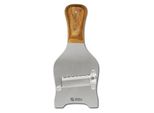 Ambrogio Sanelli - Tagliatartufi In Acciaio Inox, Manico In Ulivo - Lama Ondulata Da 5,5 Cm, Regolabile Da 0,2 A 3 Mm