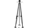 Succebuy Stabilizzatore A Treppiede Per 5A Ruota, Capacità Di Carico Di 5000 Lbs, Altezza Regolabile Da 35"-57"" Cric A Collo D'oca Per Rv, Rimorchi, Rv E Camper"