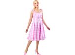 Barbie - Abito Costume "Perfect Day"" - Donna BN6267 (Xs) (Rosa/Bianco)"