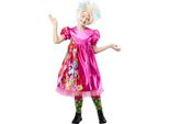 Barbie - Abito In Costume ''Barbie Pazza'' - Ragazze BN6272 (140) (Rosa)