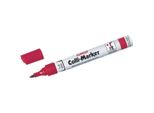 Herlitz 8060121 Marcatore Permanente Colli - 1 - 4 Mm, Rosso