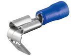 Goobay Gewinkelter Flachstecker Blau 6,4 Mm X 0,8 Mm 1,5 Mm 2,5 Mm (100 StüCk)