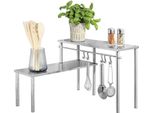 Maximex 8328500 Maximex Eckregal Silber 2 FachböDen