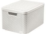 Curver Style Opbergmand Met Deksel 30L Wit