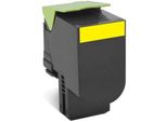 Lexmark 80C2HYE Cartuccia Toner 1 Pz Originale Giallo