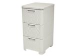 Cassettiera Curver Style 3 Cassetti, Crema, 33X60X38 Cm