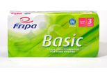 Fripa Toilettenpapier Basic, 3-Lagig, Weiá