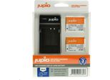 Set Jupio 2X Li-90B/92B 1270Mah Batteria E Caricatore Per Olympus