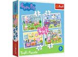 Trefl Peppa Pig Holiday Reccolection Puzzle 12 Pezzi Cartoni Animati