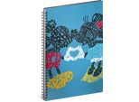 Quaderno A Spirale A4 A Righe - Quaderno Per Bambini, Scuola, Ufficio - Quaderno Con 60 Pagine (Mickey - Kiss)