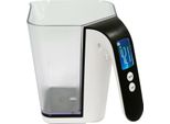 Lund Bilancia Da Cucina Digitale 68364 - Caraffa Di Misurazione - Bianco - 2 Kg - Fino A 1200ML