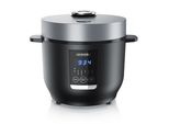 Cuociriso Digitale Arendo, 350 Watt, 2L, 5 Programmi Di Cottura, Timer, Funzione Keep Warm, Senza Bpa, Incluso Misurino E Cucchiaio Per Riso, Nero/Argento