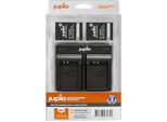 Set Jupio 2X LP-E12 - 875 Mah + Doppio Caricatore Per Canon