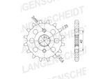 Pignone Supersprox 532 - 14T Cst-440:14|Dentatura Fine 21,6/25,0