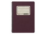 Quaderno A Spirale Bobo Con Spirale Laterale Retro A6 A Righe, 50 Fogli