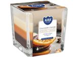 Candela In Vetro Profumato Bispol Aura 32H Cioccolato - Arancione
