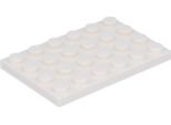 Lego® 4X6 Piastre Da Costruzione Bianche - 3032 Nuovo! Quantità 25X