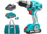 Trapano Avvitatore A Batteria Total TIDLI20608, Senza Spazzole, 2000Mah, Industriale