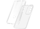 Avizar, Cover Protettiva Per Samsung Galaxy S23, Fronte + Retro, Trasparente
