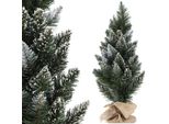 Kadax Piccolo Albero Di Natale Artificiale Da 60 Cm, Albero Di Natale Decorativo, Pino Innevato In Plastica Pvc
