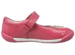 Clarks Softly Jam, Ballerine Per Bambini In Pelle Rosa Con Velcro 20
