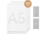 Carta A5 120 Fogli E 10 Pezzi Di Ricariche Per Penna A Sfera Per Il Taccuino Bisofice Penna Digitale Compatibile Con Boardpen E Ophaya App Supporto Per La Presa Di Appunti, Registrazione E Archiviazione
