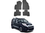 2008-2024 Fiat Qubo Fiorino Tappetini Tpe Nero 4 Pz