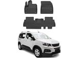 2018-2024 Peugeot Rifter Tappetini Tpe Nero 3 Pz